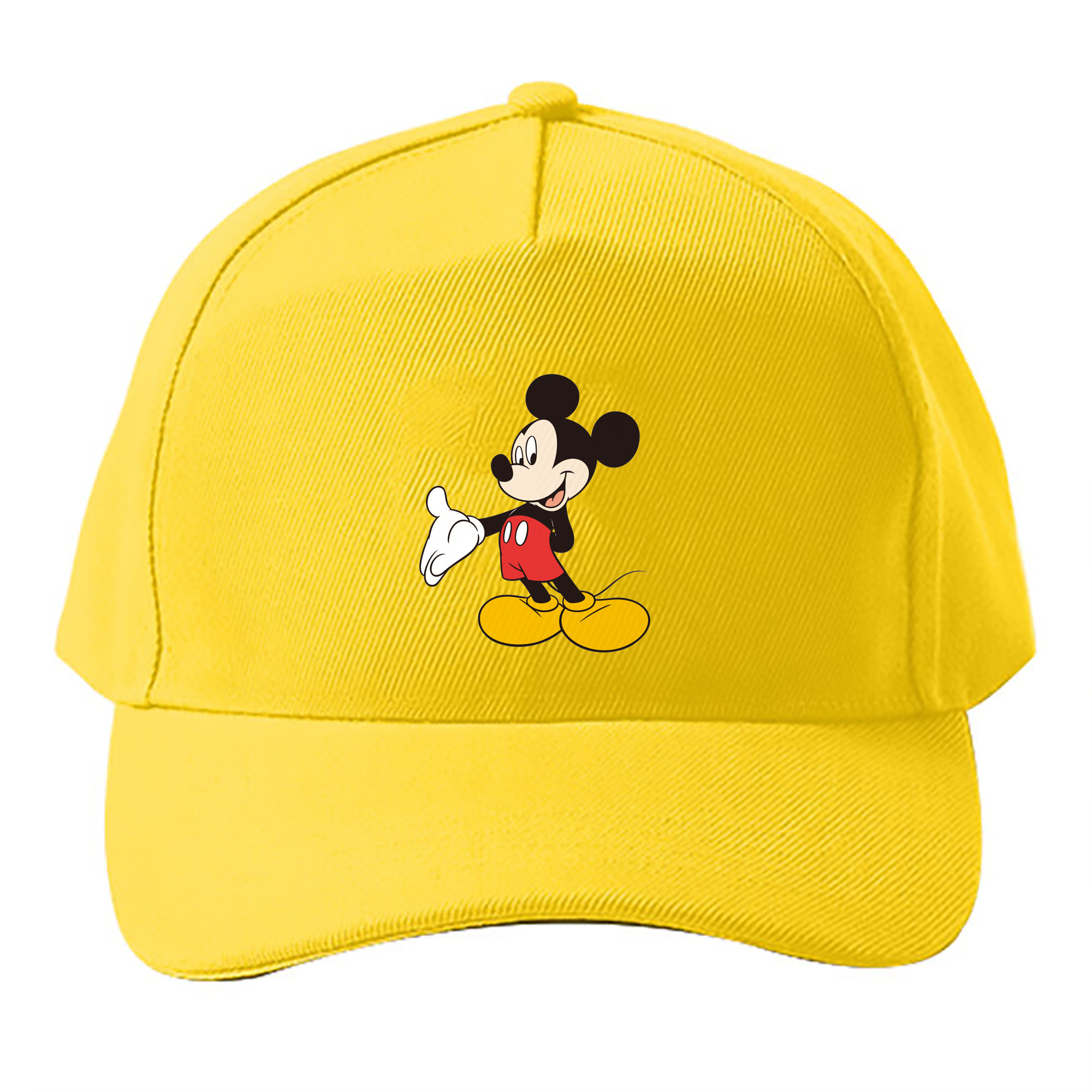 （画像用） ミッキーマウス Mickey Mouse ベースボールキャップ 綿100％ 男女兼用 帽子 スポーツ